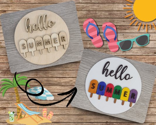 Hello Summer Sign | #2239