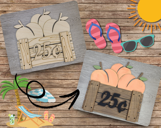 Peach Fruit Box | #2677