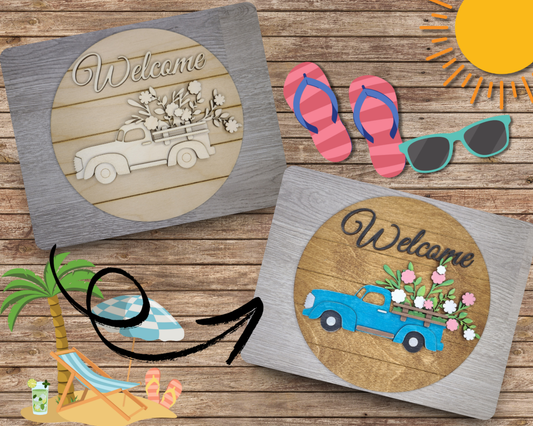 Spring Flower Truck | #3394