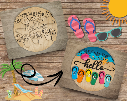 Hello Summer Sign | #3743