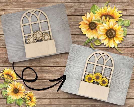 Sunflower Window | #2588