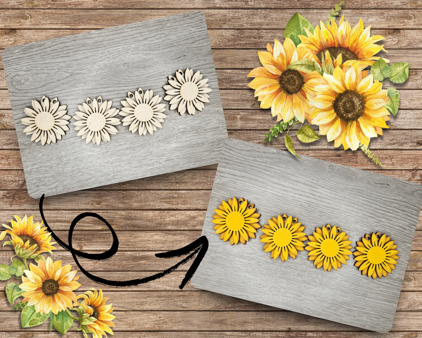 Sunflower Bunting | #4151