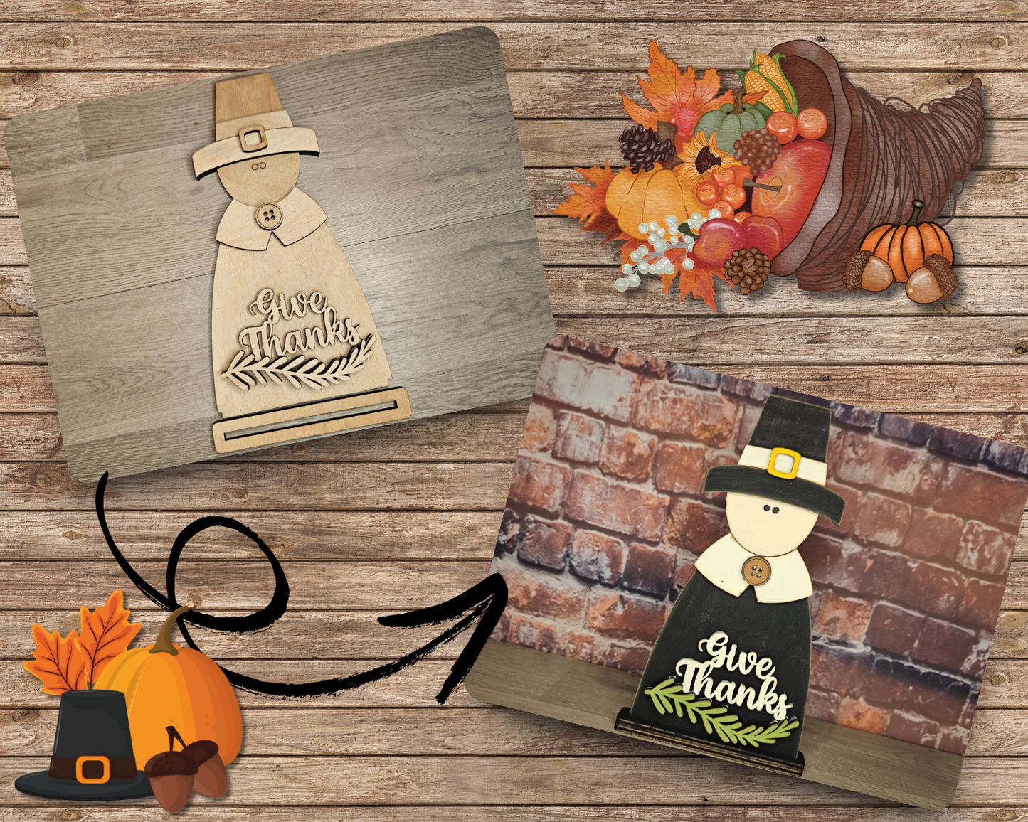 Pilgrim Boy Shelf Sitter | #4473