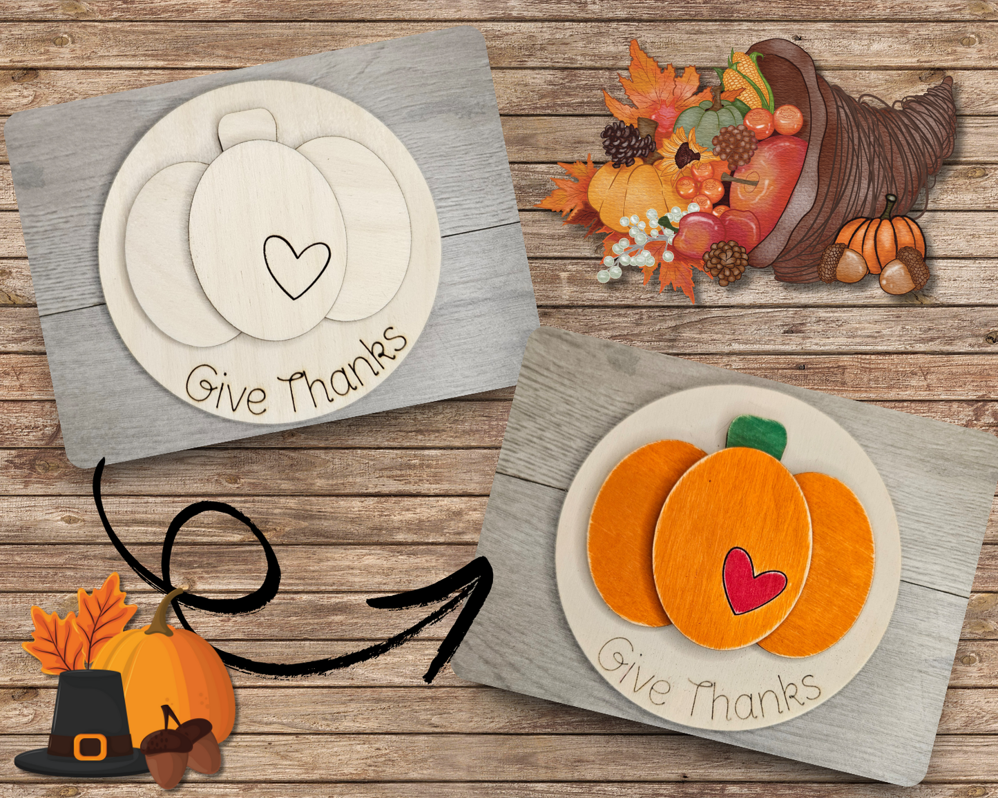 Give Thanks Pumpkin | #4953