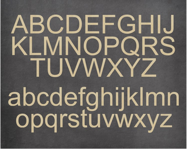 Custom Letters #3228 - Multiple Sizes Available - Unfinished Wood Cutout Shapes
