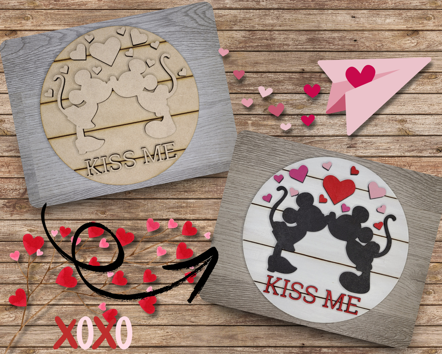 Kiss Me Sign | #3196