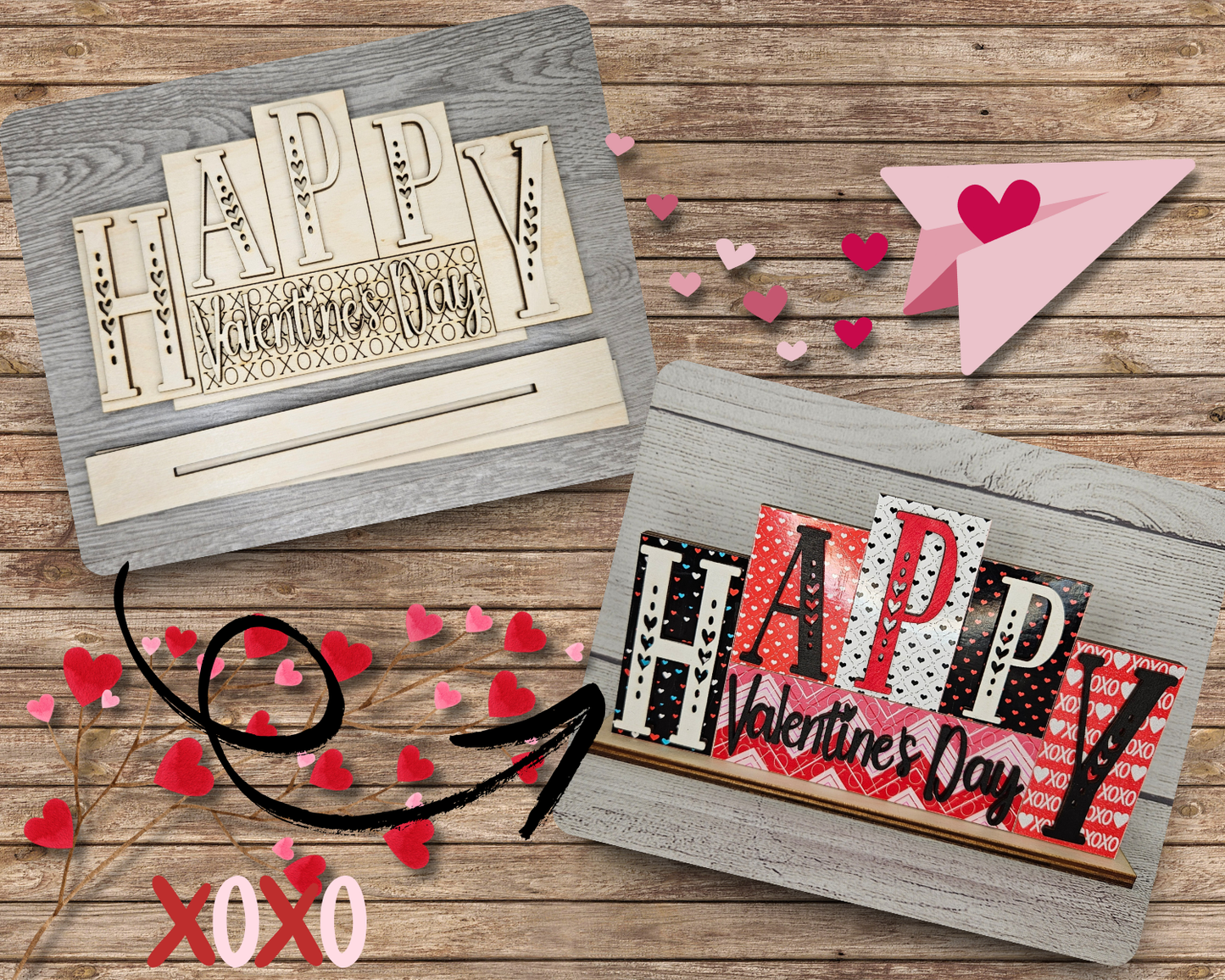 Happy Valentine's Day Shelf Sitter | #3963