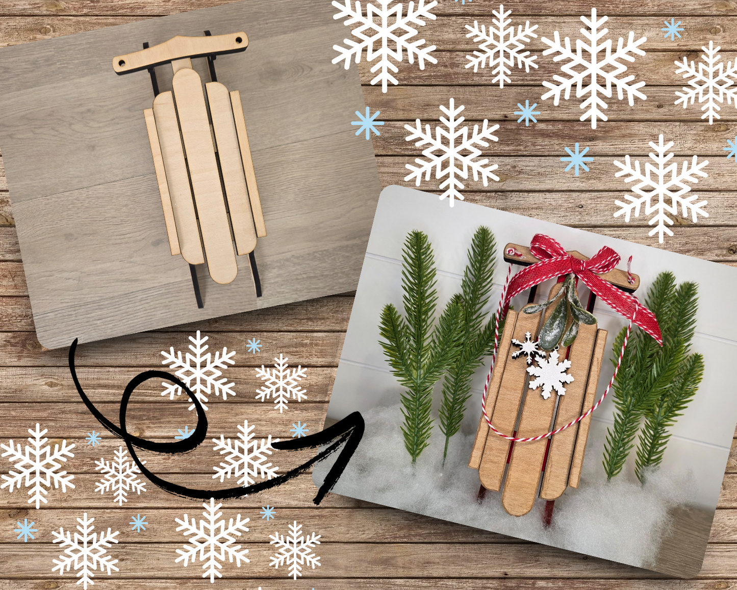 Christmas Sled | #4244