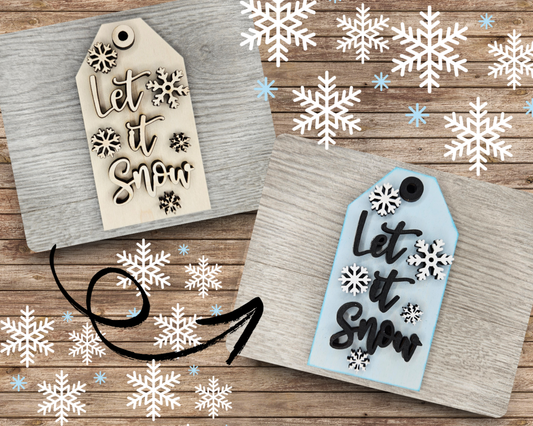 Let it Snow Tag | #4115
