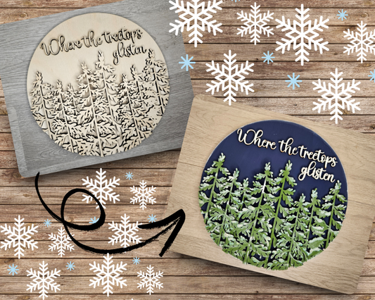 Where Treetops Glisten | #4537