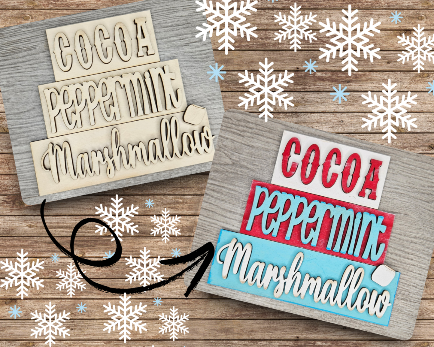 Hot Cocoa Word Stacker | #4426