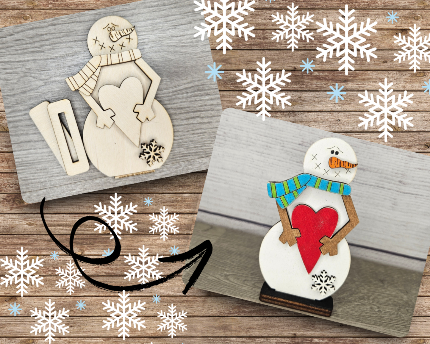Snowman Shelf Sitter | #4276
