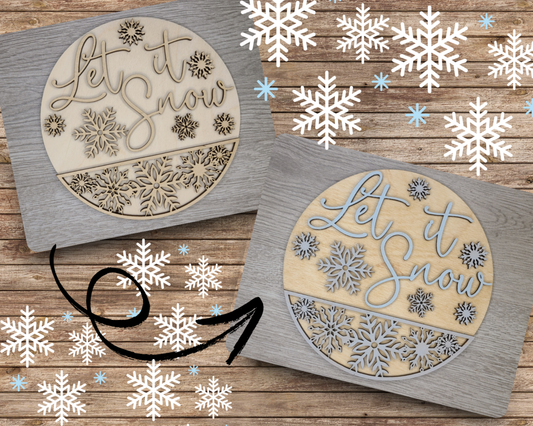 Let it Snow Sign | #3337