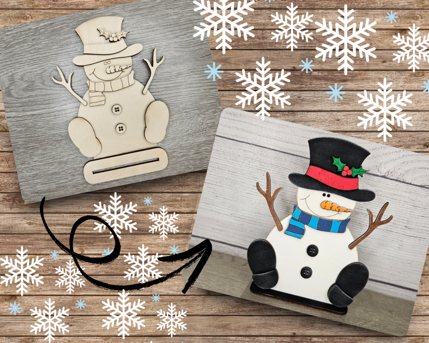 Snowman Shelf Sitter | #4013