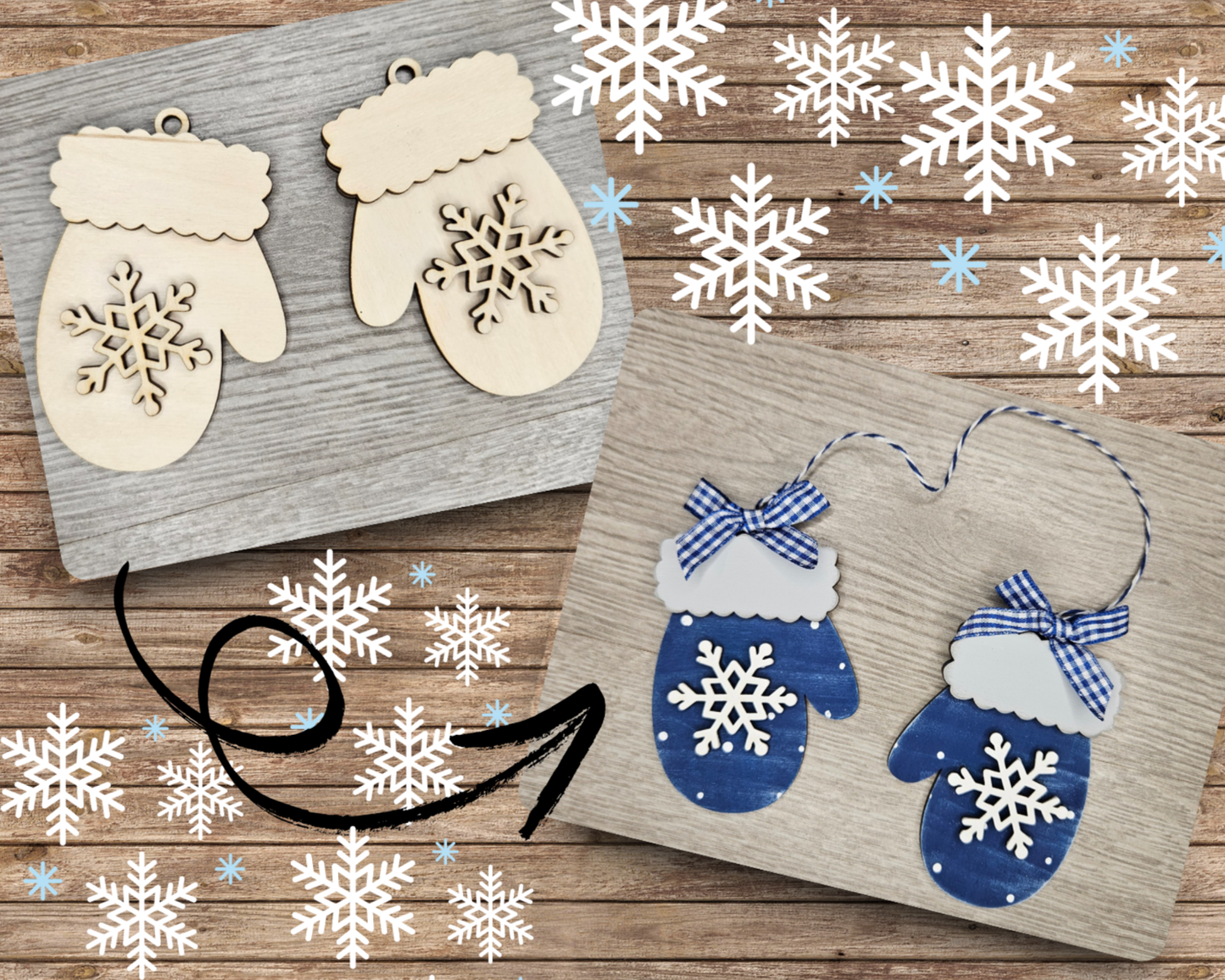 Snow Mittens | #4285