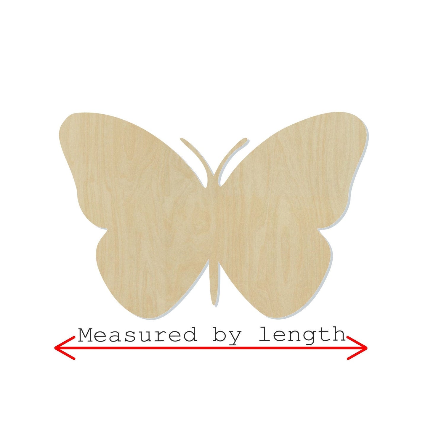 Butterfly Cutout #1046 - Multiple Sizes Available - Unfinished Wood Cutout Shapes