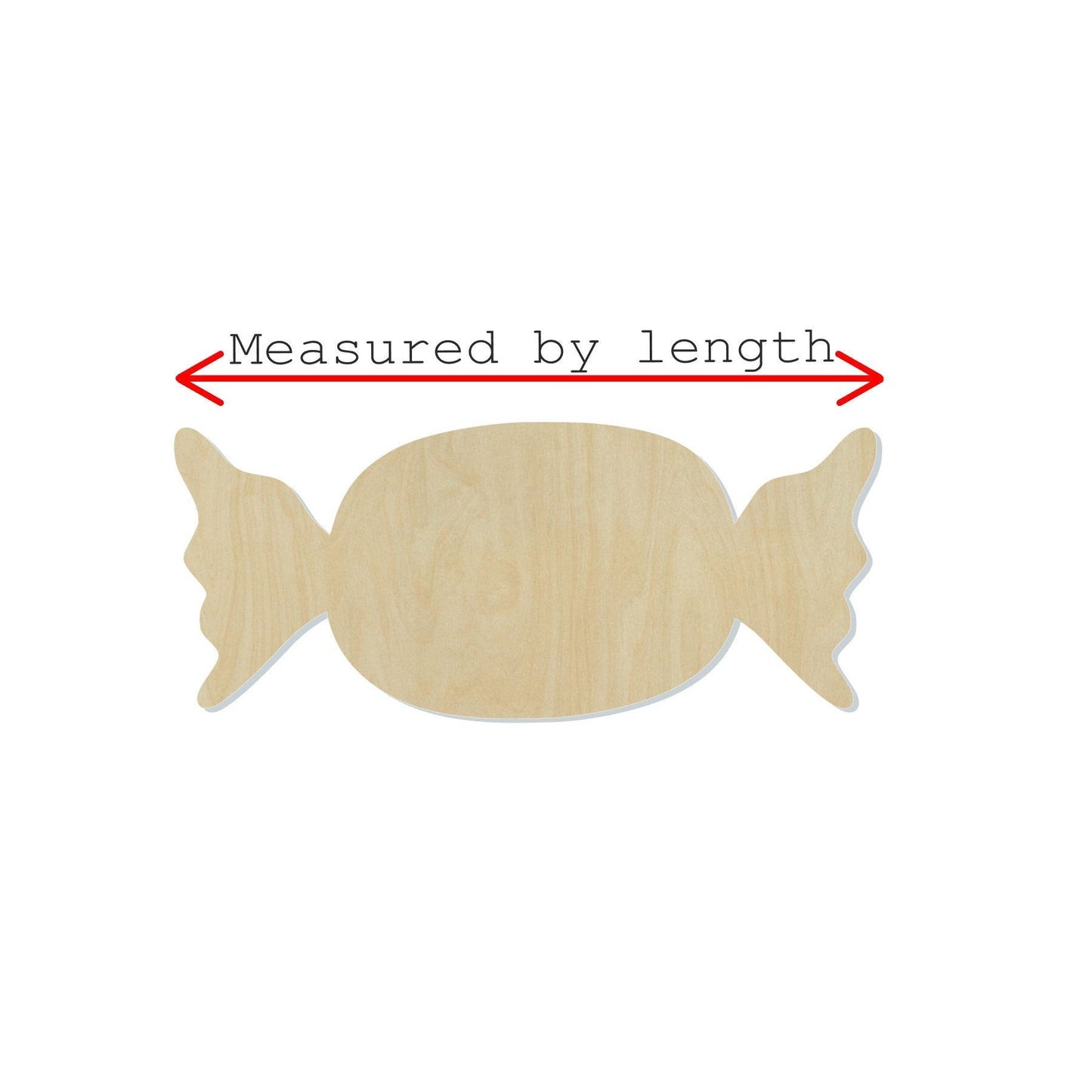Candy Cutout Candy Blank Candy Yummy#1067 - Multiple Sizes Available - Unfinished Wood Cutout Shapes