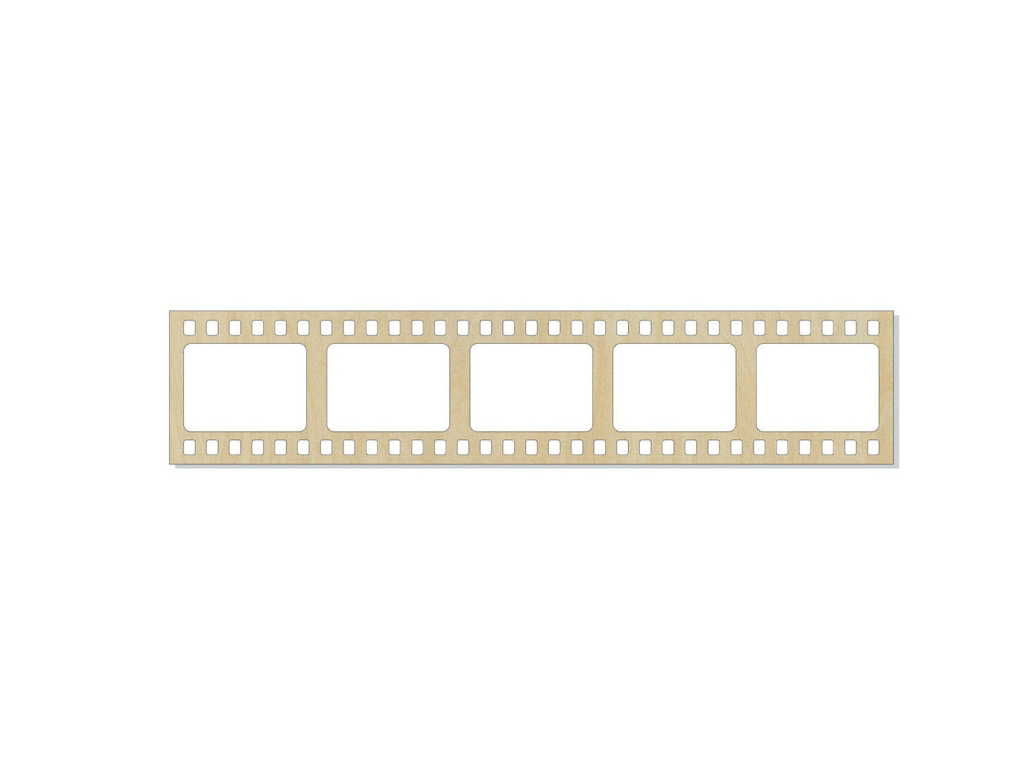 Film Reel Filmmaker video Movies DIY Paint kit Wood cutouts #1461 - Multiple Sizes Available - Unfinished wood Cutout Shapes