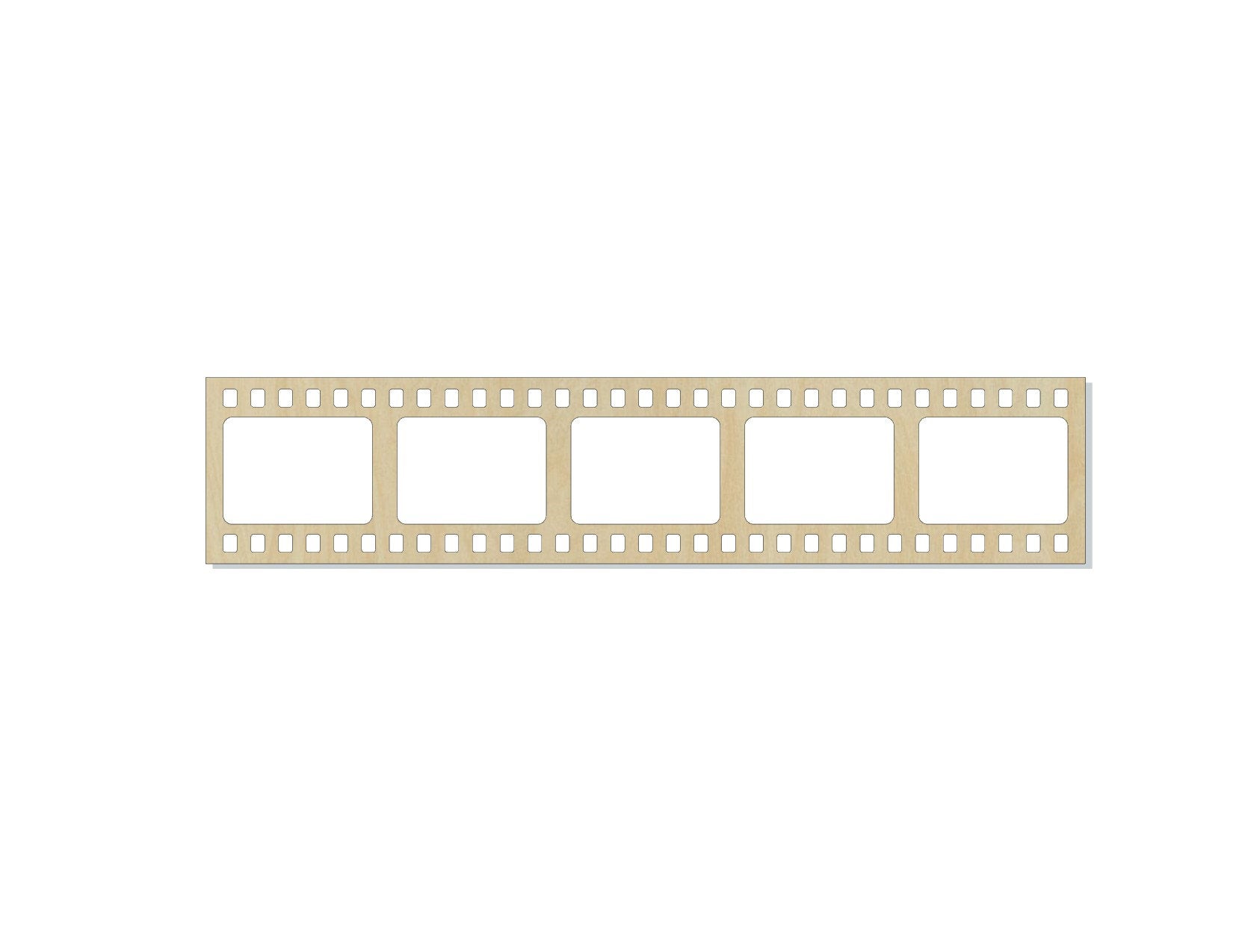 Film Reel Filmmaker video Movies DIY Paint kit Wood cutouts #1461 - Multiple Sizes Available - Unfinished wood Cutout Shapes