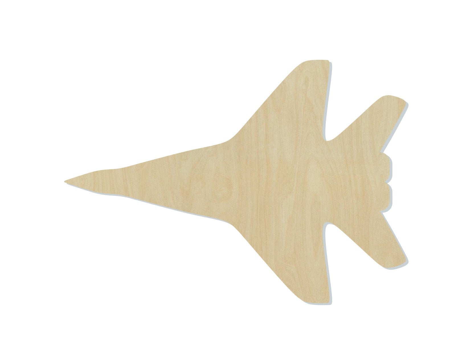 Jet wood cutouts wood shapes military Air Force Planes cutouts DIY Paint #1644 - Multiple Sizes Available - Unfinished wood Cutout Shapes