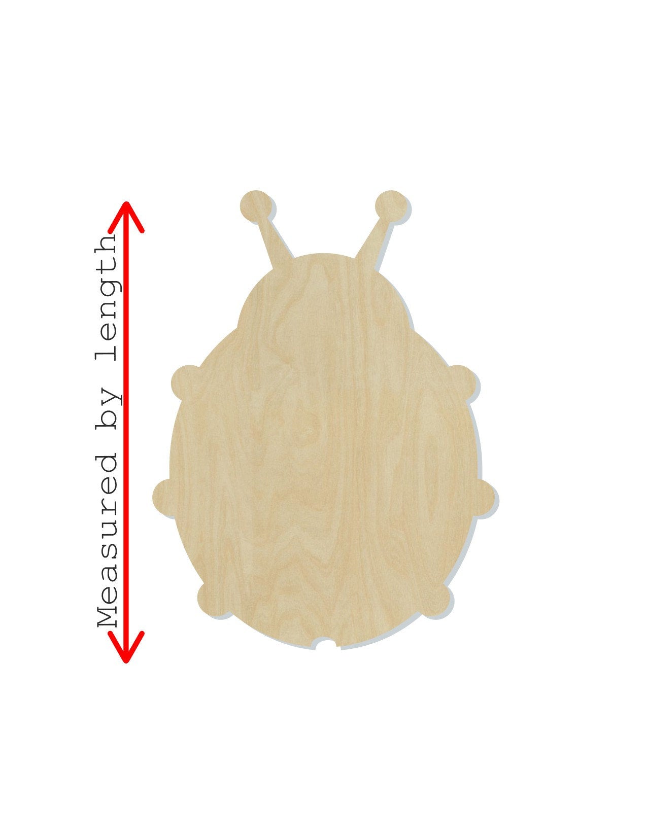 Ladybug wood cutouts wood shapes Bugs animal cutouts Bug shapes DIY Paint #1663 - Multiple Sizes Available - Unfinished Wood Cutout Shapes