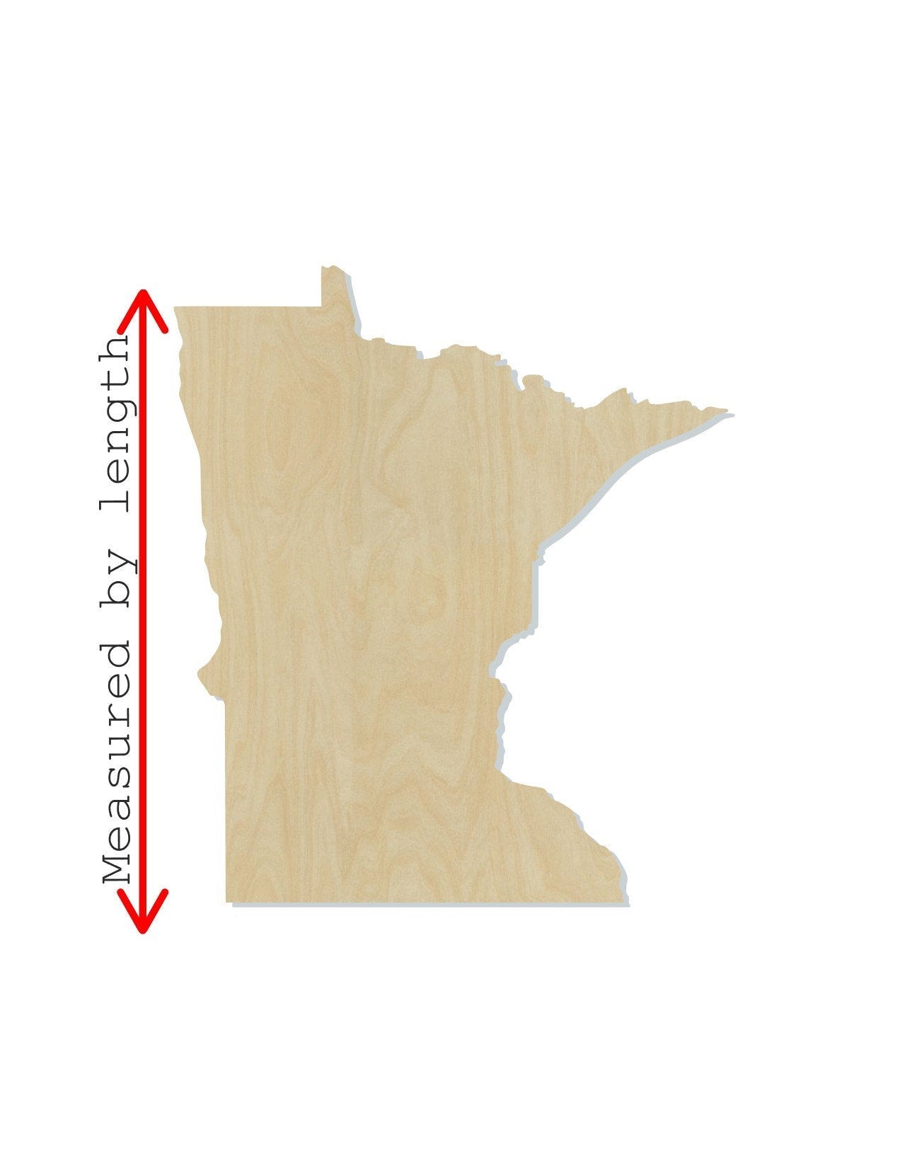 Minnesota State blank wood cutouts State Pride DIY Paint #1744 - Multiple Sizes Available - Unfinished Cutout Shapes
