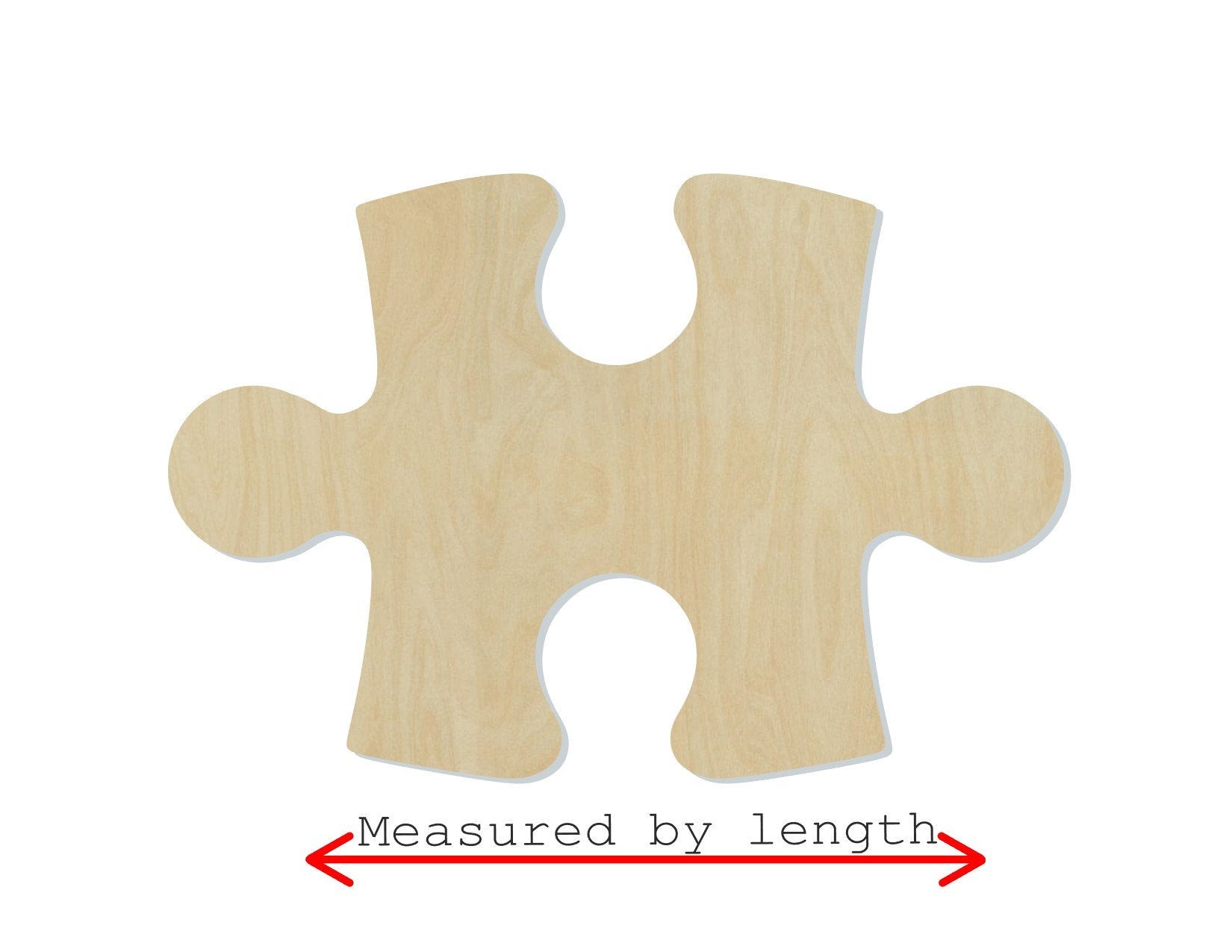 Puzzle Piece wood shape wood cutouts Puzzles DIY paint kit #1899 - Multiple Sizes Available - Unfinished Wood Cutout Shapes