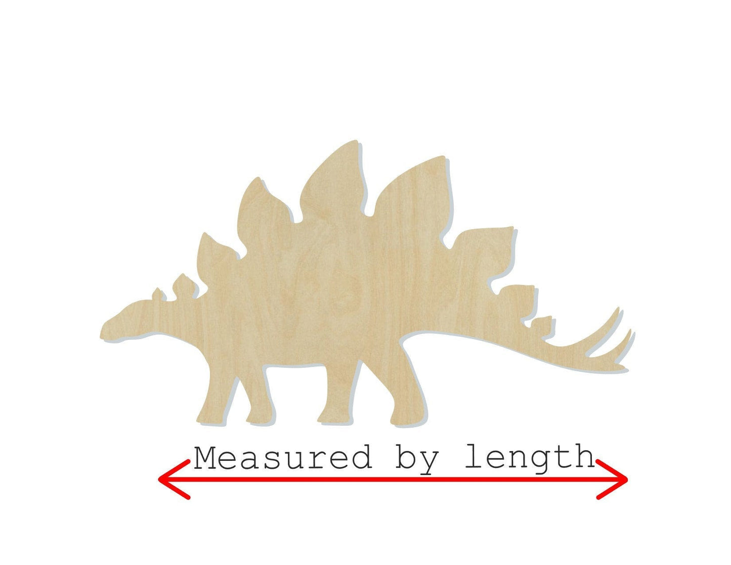 Stegosaurus wood shape wood cutouts DIY Paint kit Dinosaur Dinosaurs #2060 - Multiple Sizes Available - Unfinished Wood Cutout Shapes