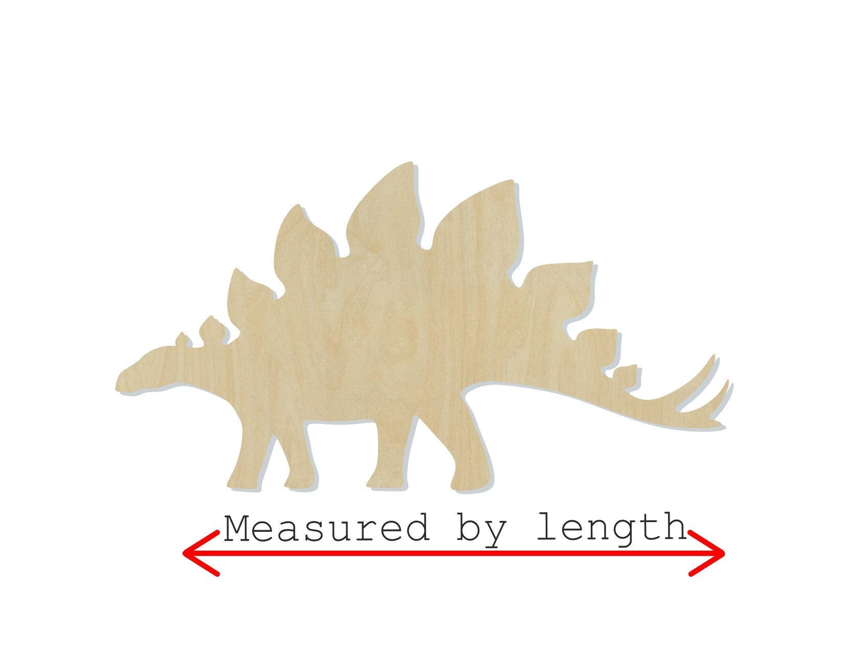 Stegosaurus wood shape wood cutouts DIY Paint kit Dinosaur Dinosaurs #2060 - Multiple Sizes Available - Unfinished Wood Cutout Shapes