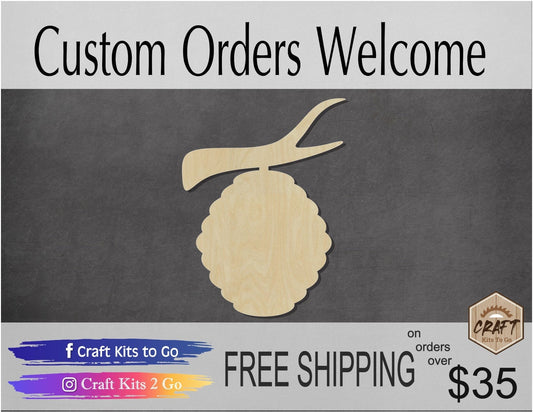 Beehive Wood Cutout Wood Blank Be Kind Honey Bee #1172 - Multiple Sizes Available - Unfinished Wood Cutout Shapes