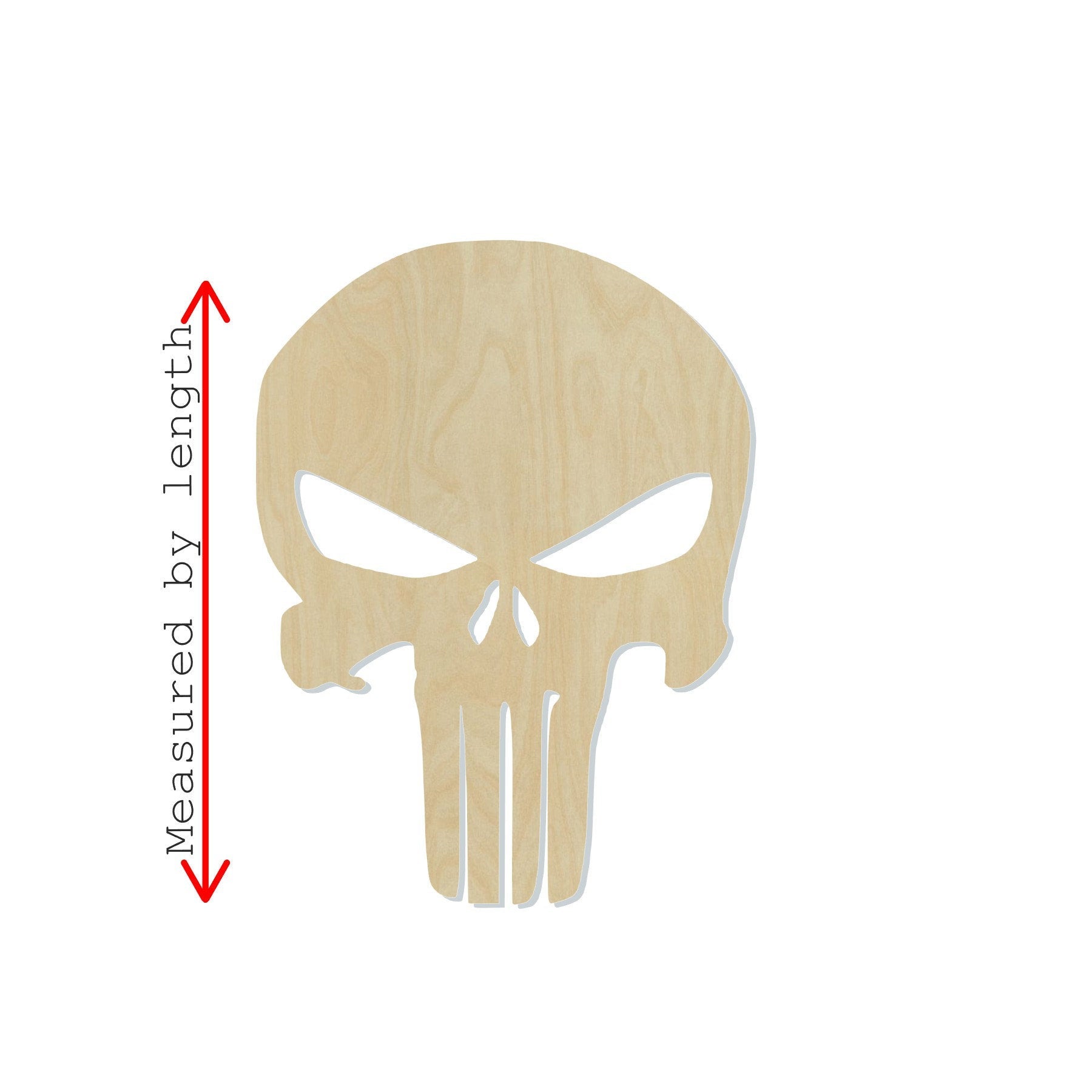Punisher Blank, Punisher outline punisher cutout #1086 - Multiple Sizes Available - Unfinished Wood Cutout Shapes