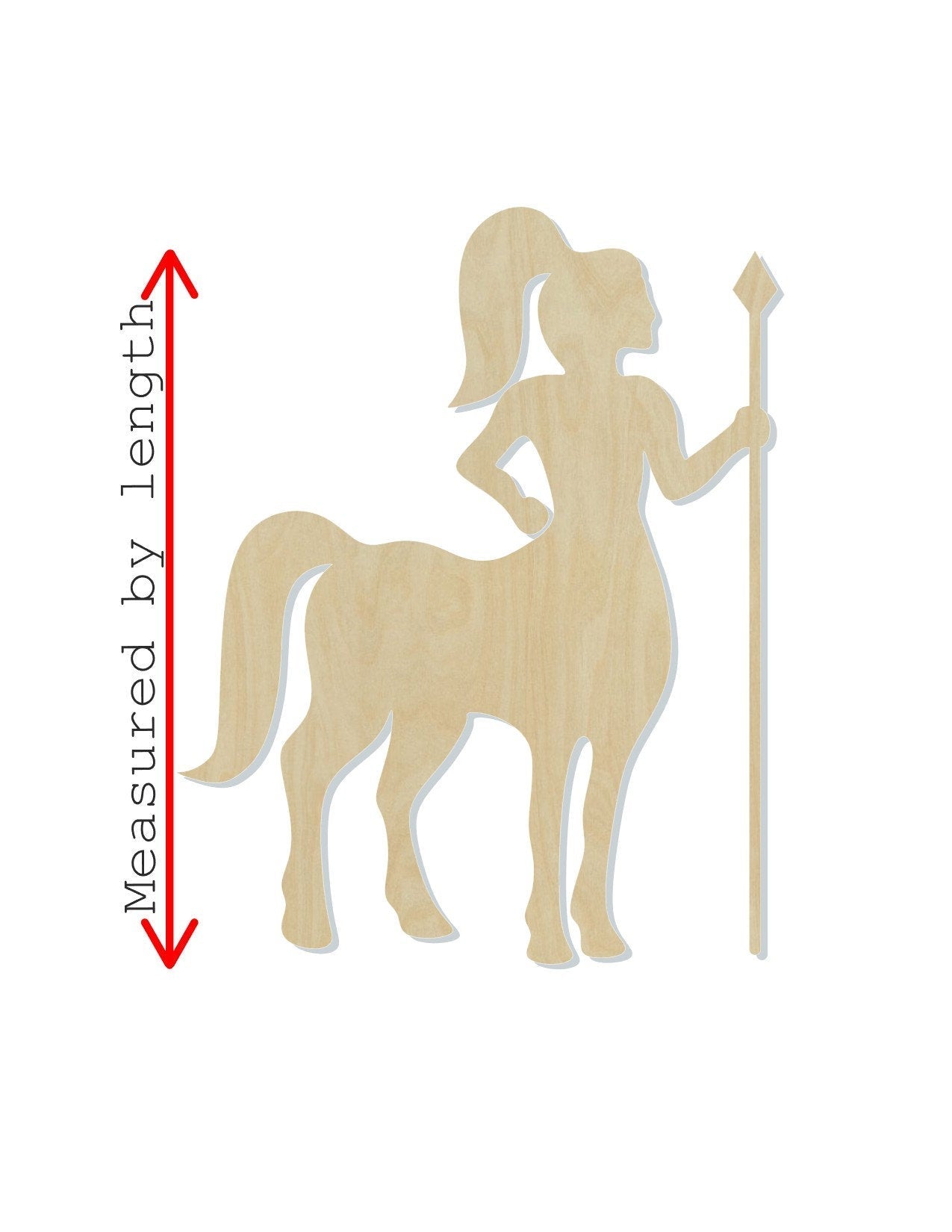 Centaur DIY Paint Horse person #1274 - Multiple Sizes Available - Unfinished Wood Cutout Shapes