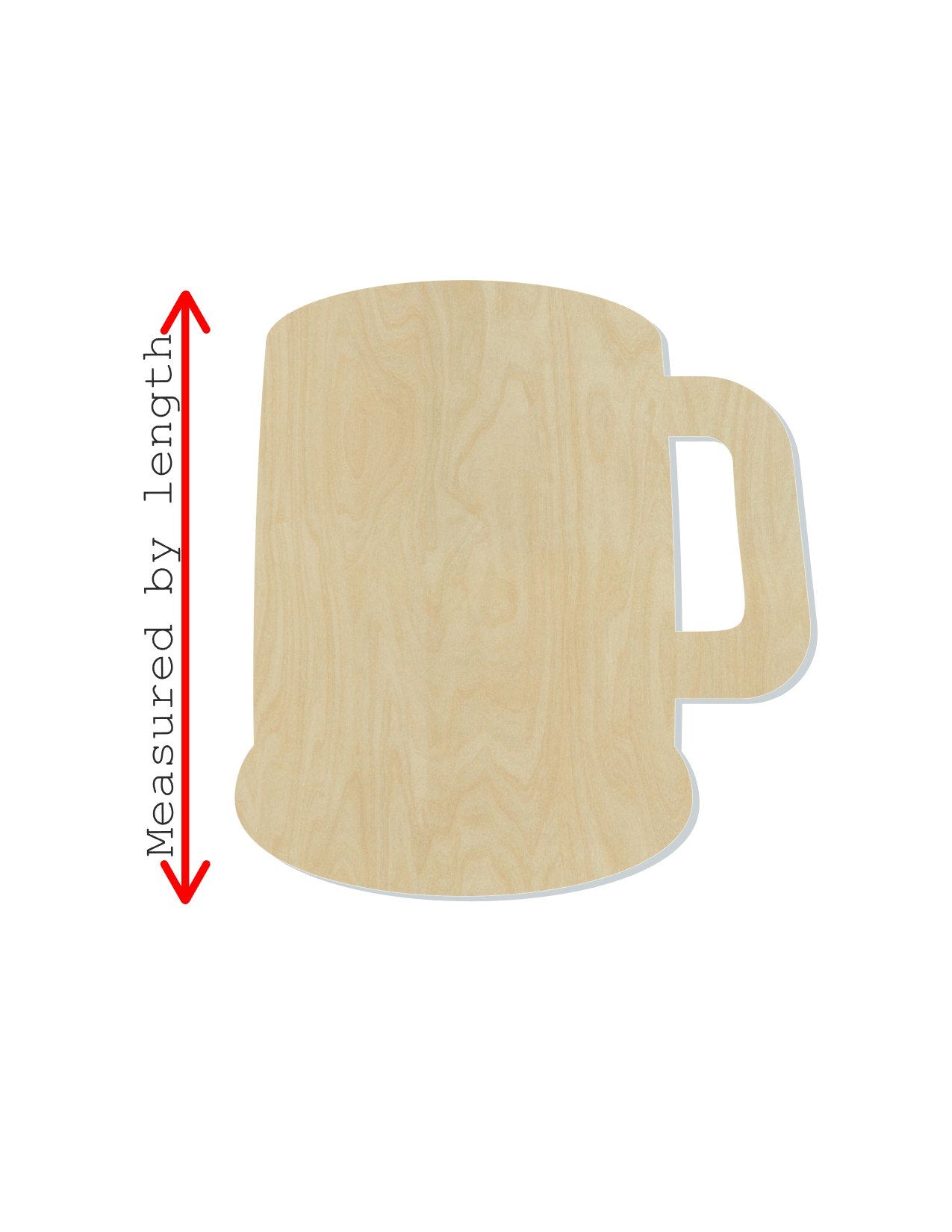 Beer Mug Blank wood cutouts Kitchen Food Drinking #1295 - Multiple Sizes Available - Unfinished Cutout Shapes