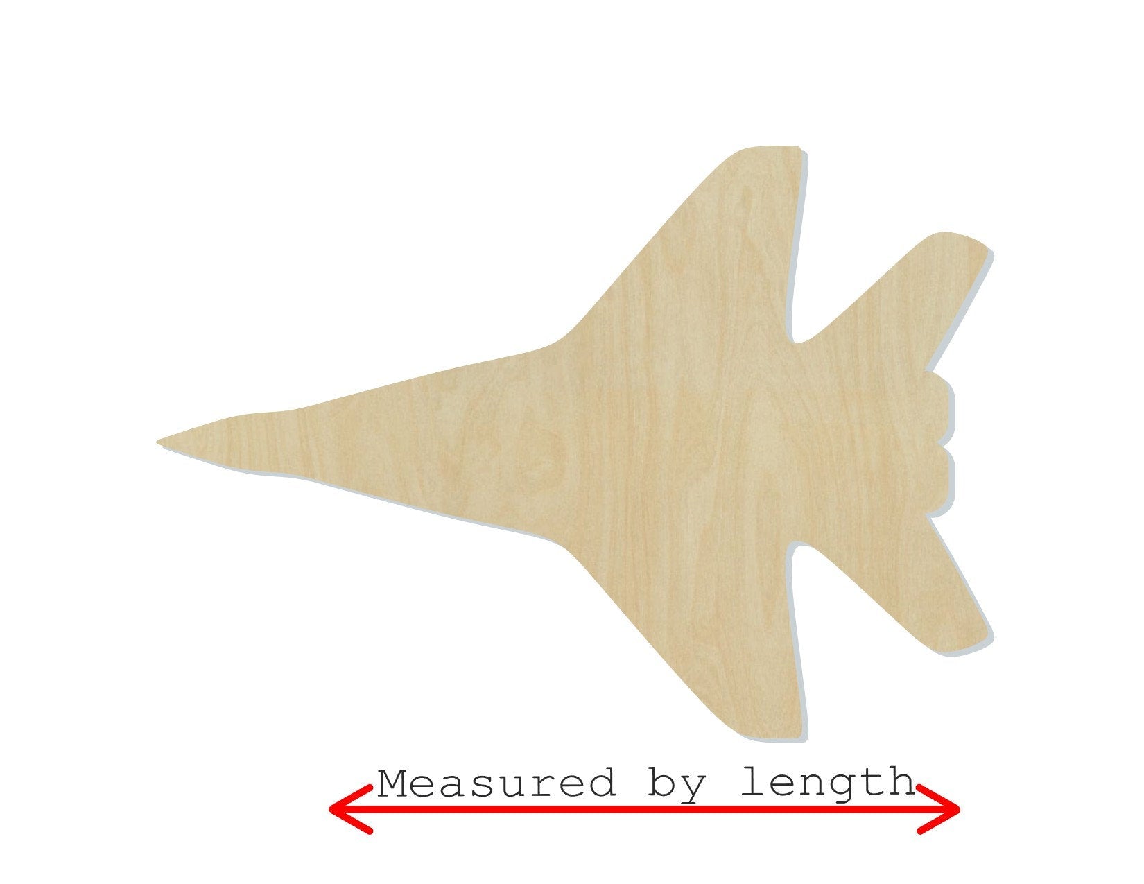 Jet wood cutouts wood shapes military Air Force Planes cutouts DIY Paint #1644 - Multiple Sizes Available - Unfinished wood Cutout Shapes