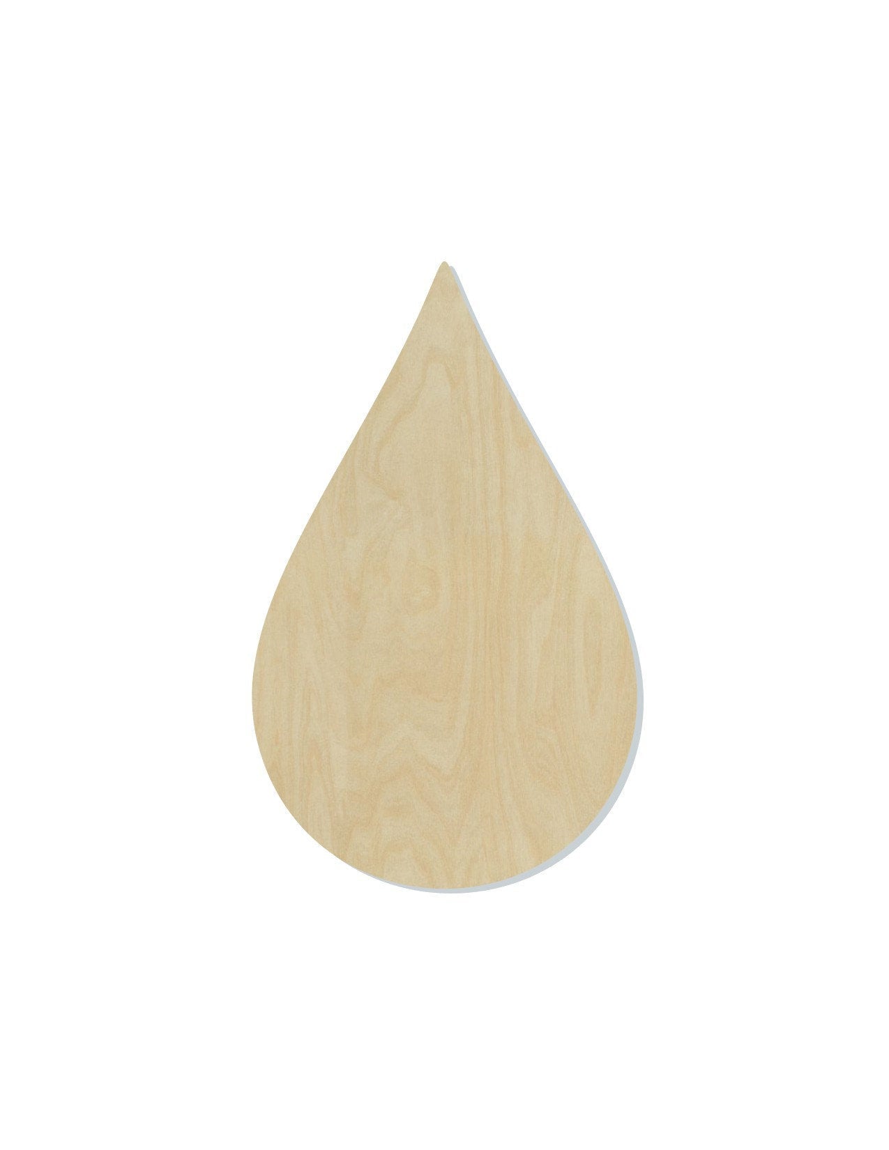 Rain Drop wood cutouts wood shapes Rain drops Raining Weather DIY paint kit #1676 - Multiple Sizes Available - Unfinished Wood Cutout Shapes