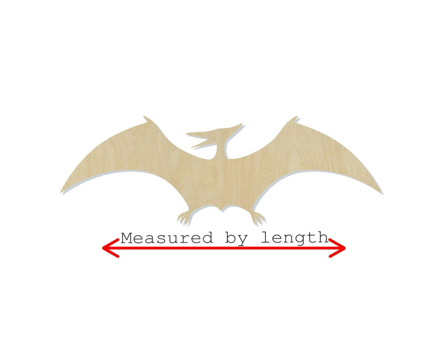 Pterodactyl wood shape wood cutouts Dinosaur Bedroom Decor #1893 - Multiple Sizes Available - Unfinished Wood Cutout Shapes