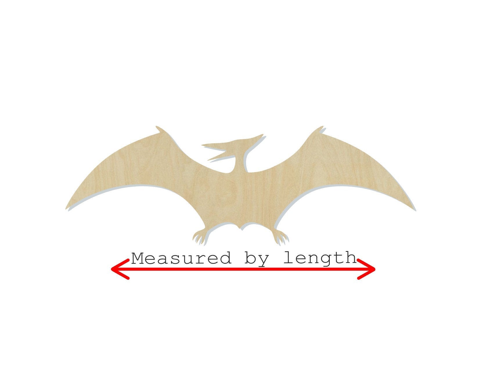 Pterodactyl wood shape wood cutouts Dinosaur Bedroom Decor #1893 - Multiple Sizes Available - Unfinished Wood Cutout Shapes
