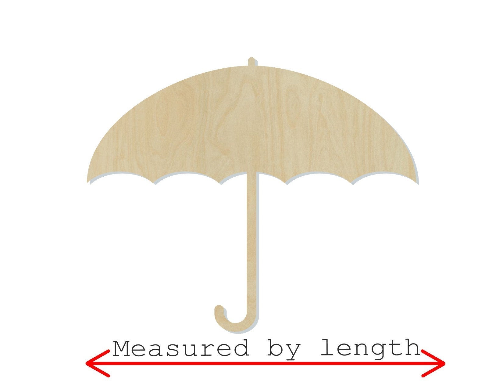 Umbrella Wood Cutouts Rain paint kit raining winter #2149 - Multiple Sizes Available - Unfinished wood Cutout Shapes