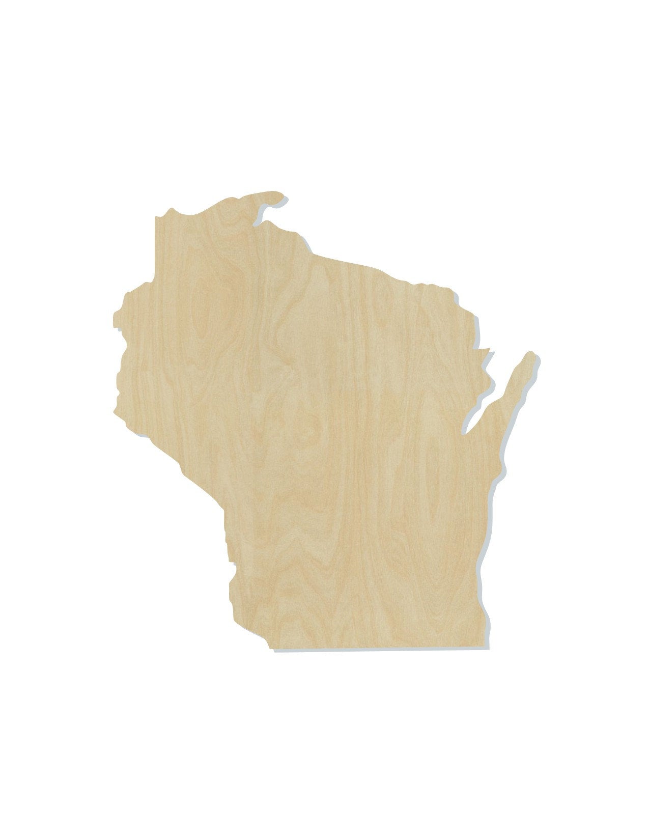 Wisconsin State Wood Cutouts State Pride DIY Paint #2193 - Multiple Sizes Available - Unfinished wood Cutout Shapes