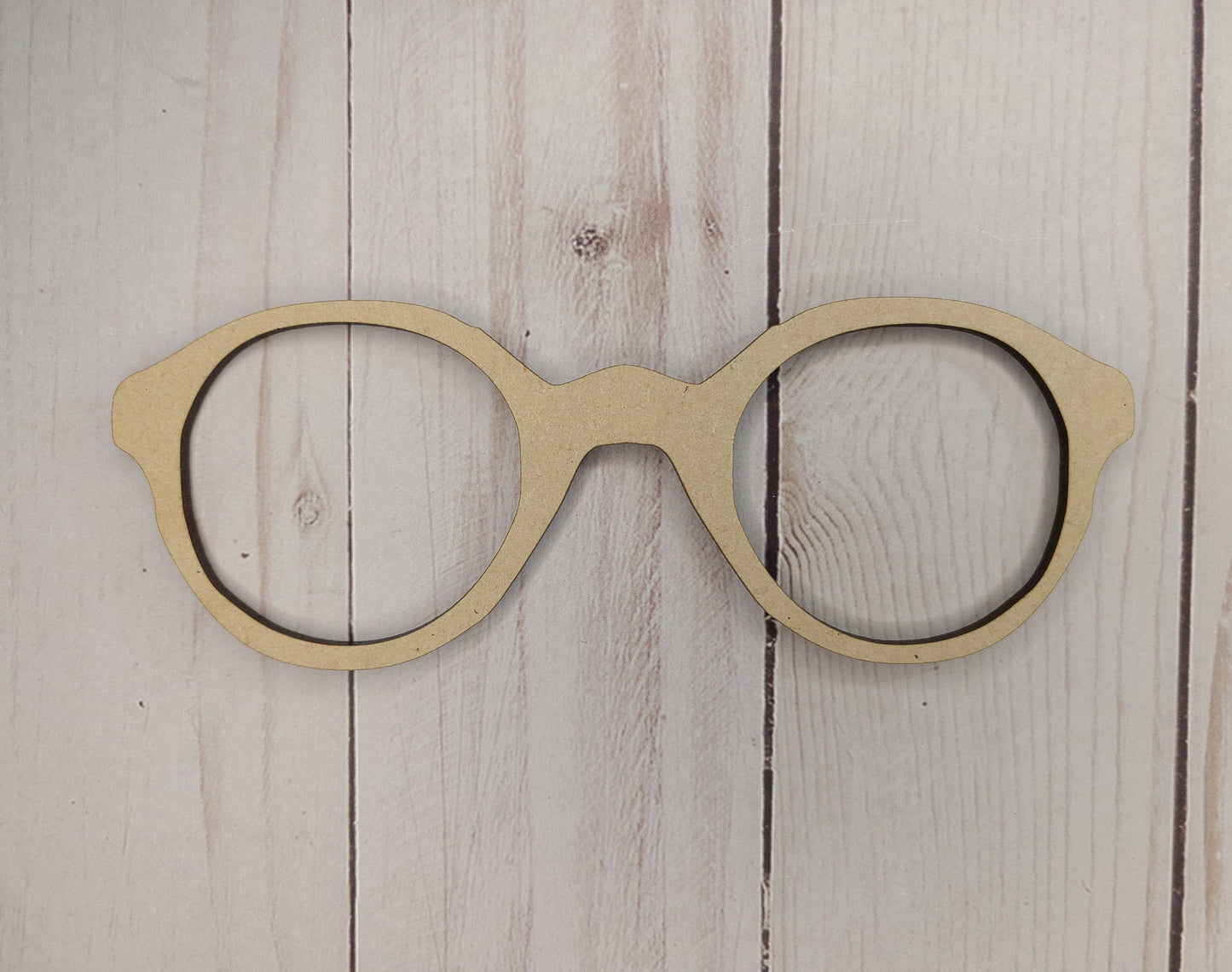 Glasses Back to School Sight DIY paint kit #2307 - Multiple Sizes Available - Unfinished Wood Cutout Shapes
