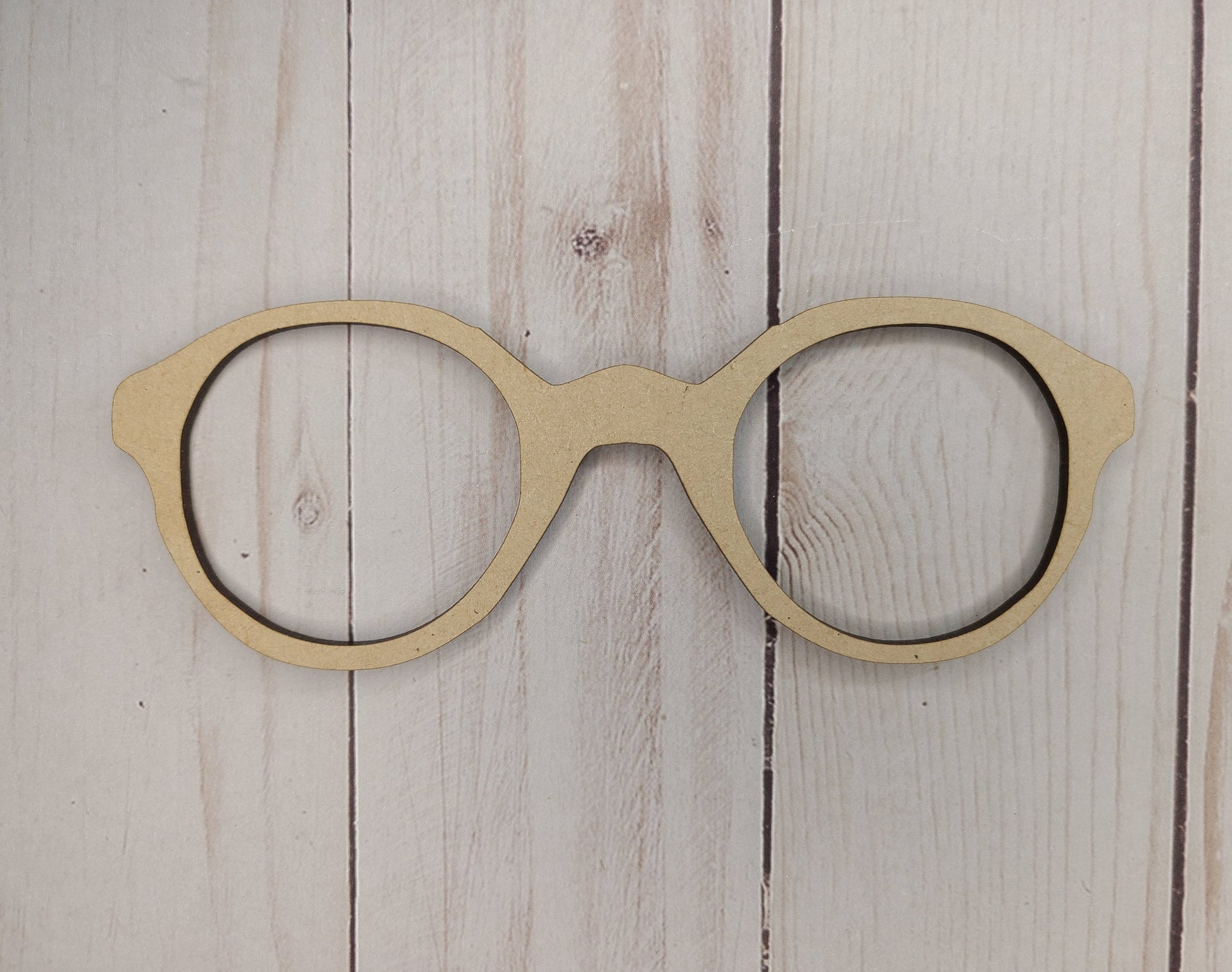 Glasses Back to School Sight DIY paint kit #2307 - Multiple Sizes Available - Unfinished Wood Cutout Shapes