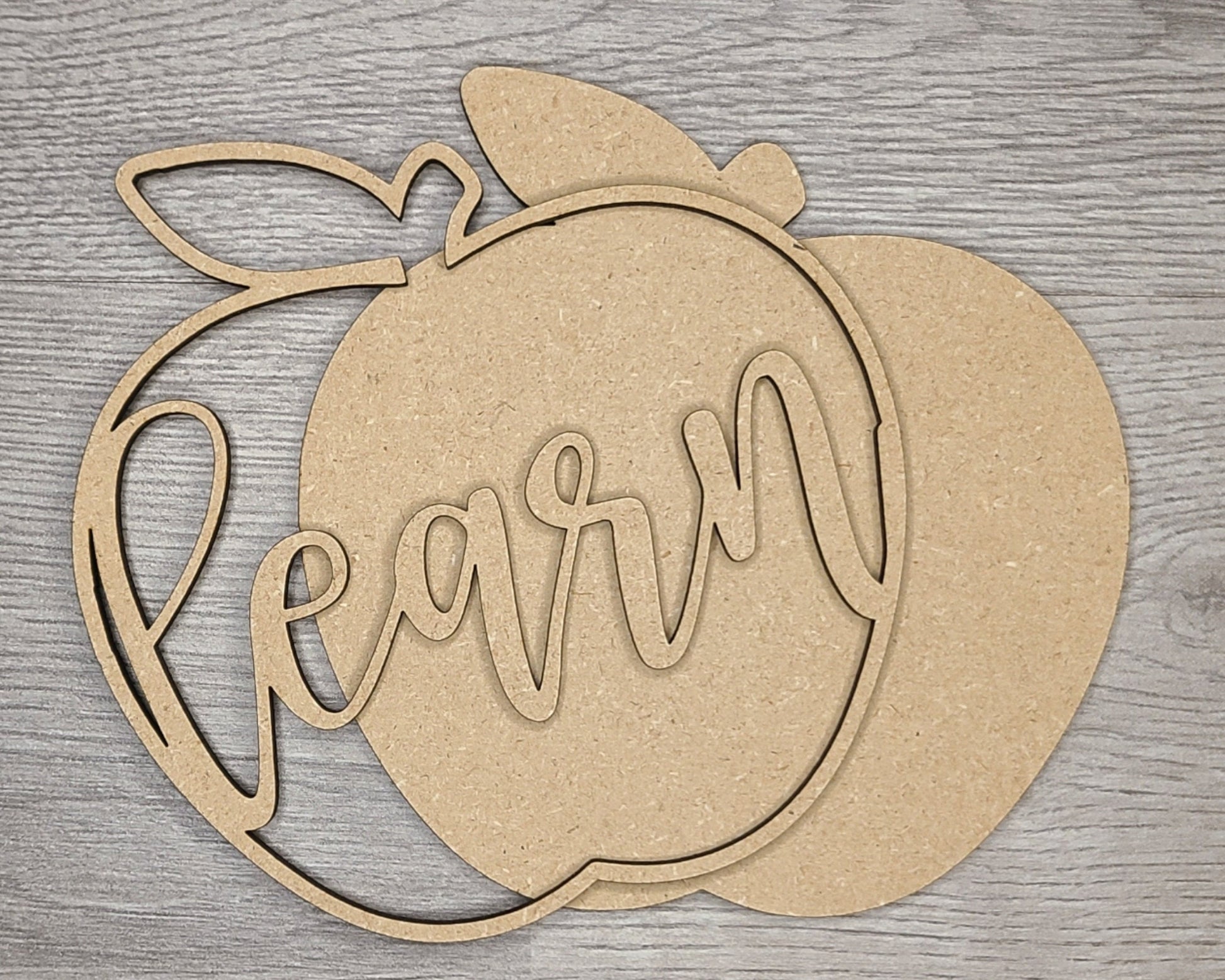 Welcome to our Classroom Interchangeable "Learn Apple" DIY Paint kit #2983 - Unfinished Wood shape cutouts